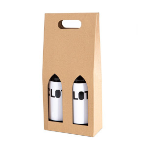 Estuche de carton 2 botellas