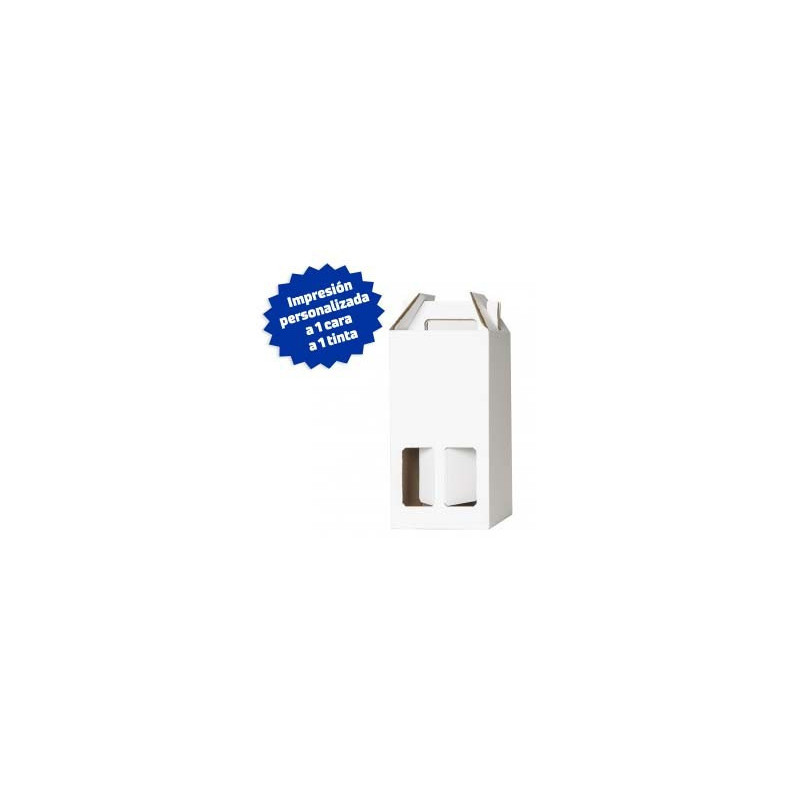 Estuche de carton 2 botellas