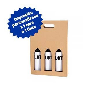 Estuche de carton 2 botellas
