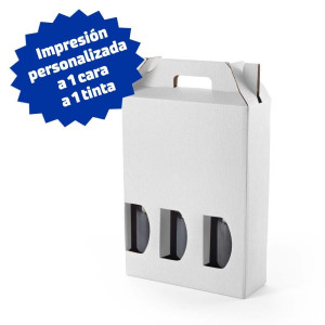 Estuche de carton 2 botellas
