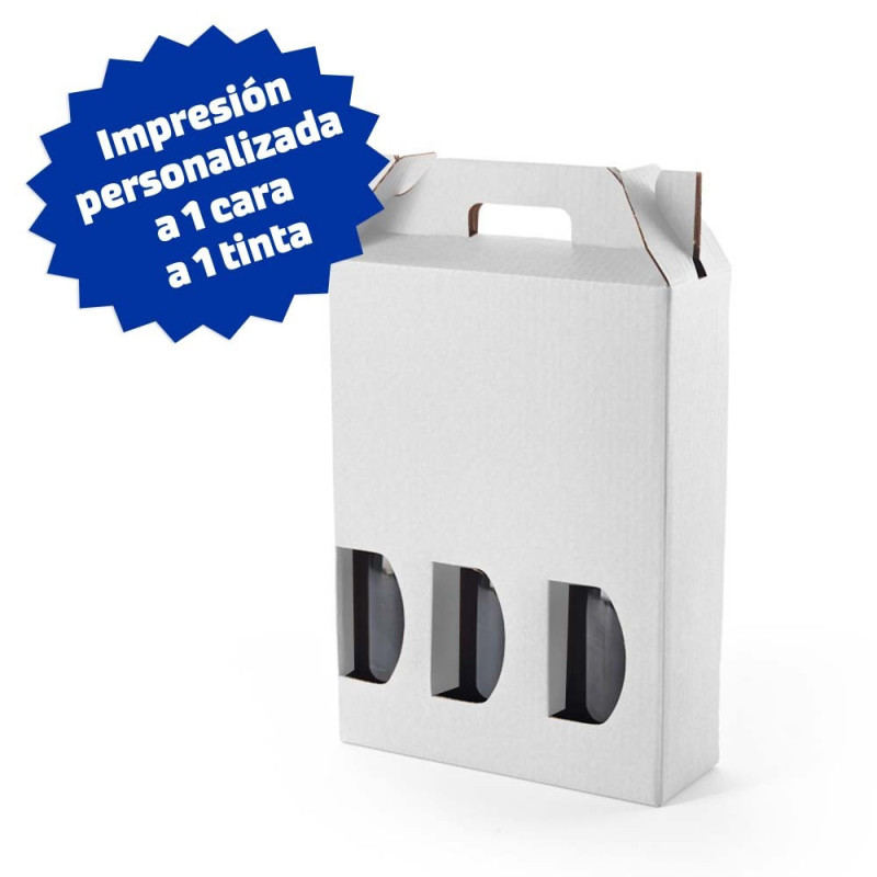 Estuche de carton 2 botellas