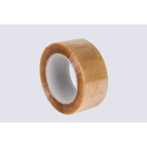 Polipropileno transparente con adhesivo caucho natural 48mmx132m