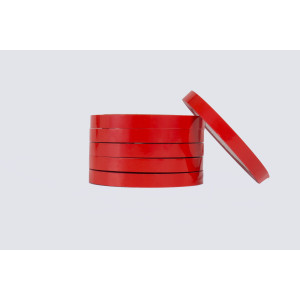 PVC rojo con adhesivo caucho natural 12mmx66m