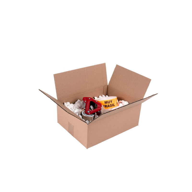 Caja de cartón canal simple 200x200x200mm