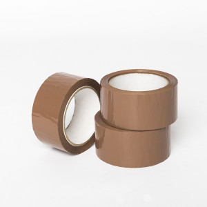 Polipropileno marron con adhesivo acrílico  48mmx66m