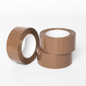 PVC marrón con adhesivo caucho natural 48mmx66m